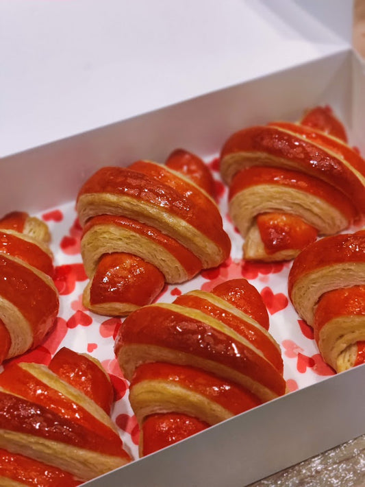 Dual Toned Croissant Box