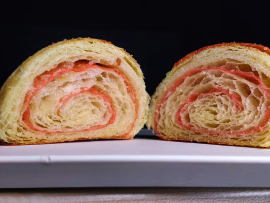 Dual Toned Croissant Box